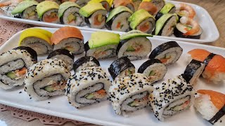 طريقة عمل السوشي الياباني المنزلي | Hausgemachtes japanisches Sushi