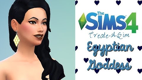 The Sims 4: Create-A-Sim || Egyptian Goddess