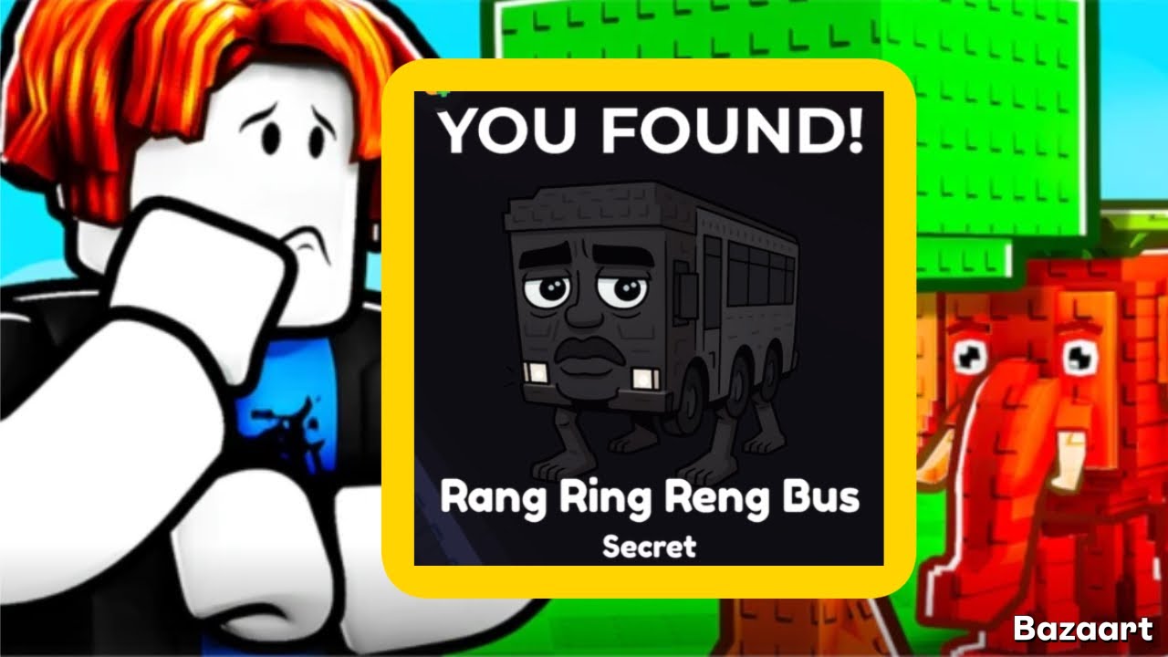 Rign Rang Bus 🚨 BRAINROT 🚨 How to find RANG RING RENG BUS in Roblox find the brainrot ...
