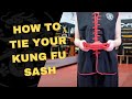 How to Tie Your Kung Fu or Tai Chi Sash  - White Dragon Martial Arts