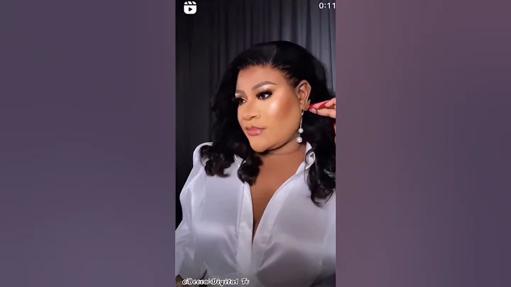 Beautiful Nollywood actress Nkechi Blessing Sunday looking beautiful in white outfit