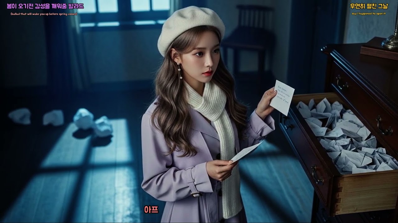 봄에 잘어울리는 감성 발라드 - 우연히 펼친 그날 (s124) #ballad #발라드