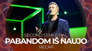 Pabandom Iš Naujo 2022 Lithuania Second Semi-Final Recap