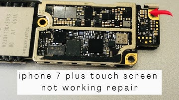 iPhone 7 plus Touch Screen Not Working Fix!Logic Board Repair