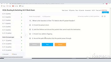 HUAWEI R&S H12 221 HCIA R&S Mock exam 1 2020 HD
