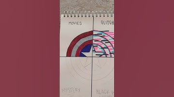 Captain America’s shield | PART TWO ✨ ​⁠@Keenekine #drawing #captainamerica