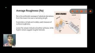Surface roughness Measurements 