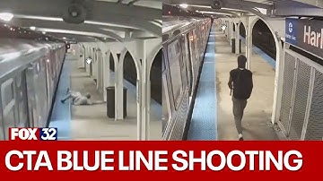 CTA Blue Line shooting: New video shows witness jumping from moving train car, suspect walking away