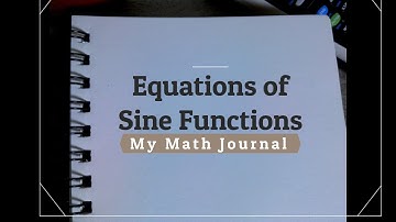 Write Equations of Sine Functions from its Properties