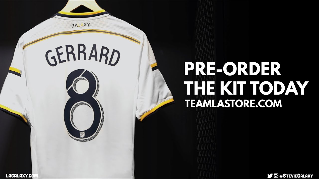 Los Angeles Galaxy começa a vender camisa 8 de Gerrard por quase R