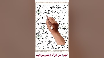 سورة البقرة من الآية 1 الى الاية 12 #holyquran #اكسبلور #memorizequran
