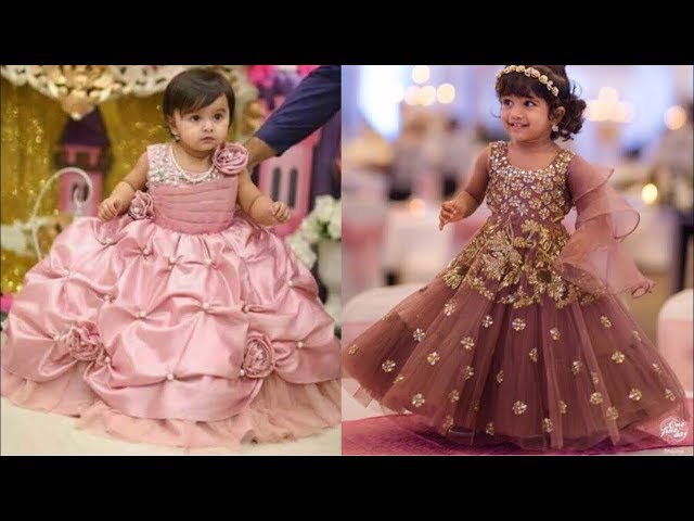 HPN CLOTHING GIRLS PARTY WEAR GOWN WITH FUR JACKET | kids dress | kids dress  girl