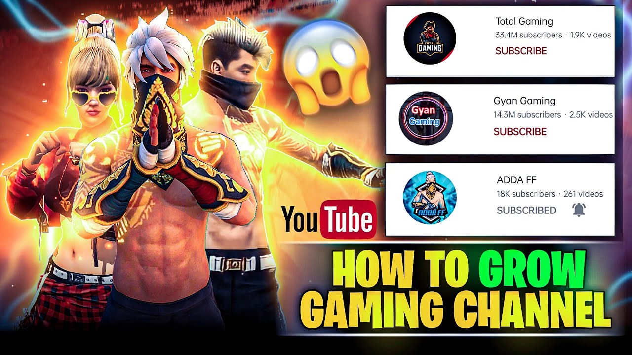 HOW TO GROW FREE FIRE GAMING CHANNEL IN 2022 100 WORKING TRICKS how-to-grow-free-fire-gaming-channel-in-2022-100-working-tricks