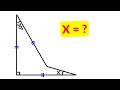 Can you find the angle X?