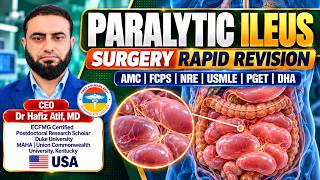 PARALYTIC ILEUS | Surgery Rapid Revision | High-Yield Topic for AMC | FCPS | NRE | Dr Hafiz Atif