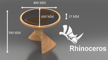 Rhino Tutorial | Furniture Design – Parametric Spiral Table