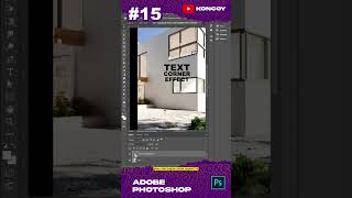 tutorial membuat teks di sudut dengan photoshop #photoshoptutorial #efekteks