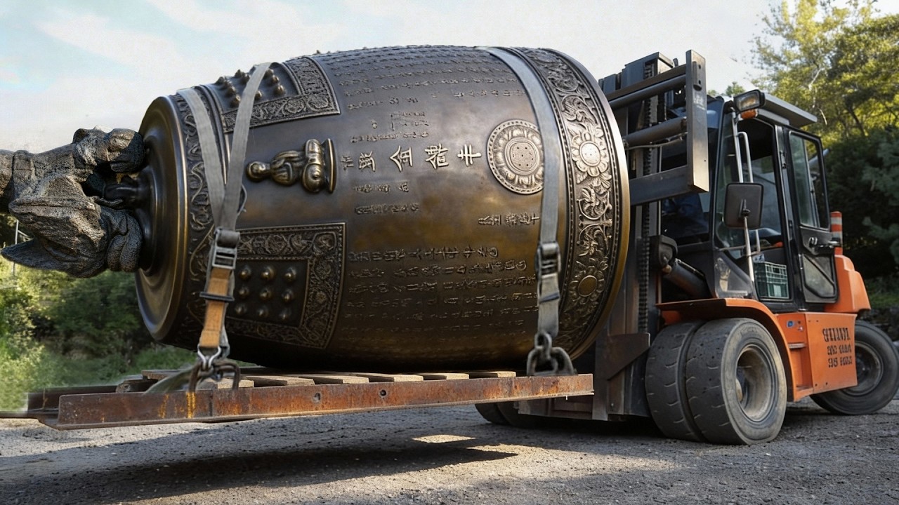 How a 5-Ton Temple Bell Is Forged to Ring for 1,000 Years | by @king process