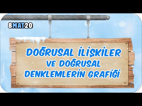 Doğrusal İlişkiler ve Doğrusal Denklemlerin Grafiği 📘 tonguçCUP 3.Sezon - 8MAT20 #2024LGS