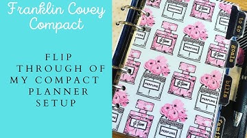 Franklin Covey Compact Planner Flip Through and Set Up- Tips and Tricks