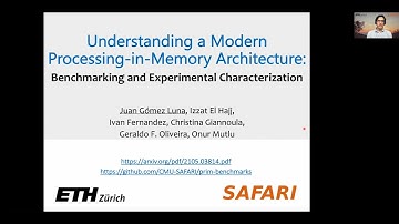Understanding a Modern Processing-in-Memory Arch: Benchmarking & Experimental Characterization; 3min