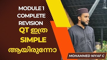 QT Revision Class | Part 1 – Module 1 | B.Com/BBA | University of Calicut