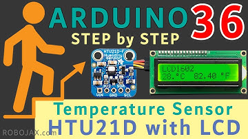 Lesson 36: Using HTU21D Temperature sensor with LCD - RJT532