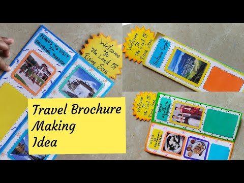 Make Travel Brochure On Arunachal Pradesh For School Project @craftlas_aartigupta