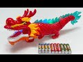 Unboxing Electric Dragon Dance, Mini RC Police Car, RC School Bus, Electric Dinosaur Stunt Car
