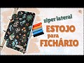 Estojo para Fichário com zíper lateral | Tutorial de Costura passo a passo