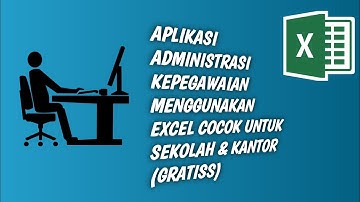 (GRATISS) APLIKASI ADMINISTRASI KEPEGAWAIAN MENGGUNAKAN EXCEL COCOK DI GUNAKAN SEKOLAH/KANTOR