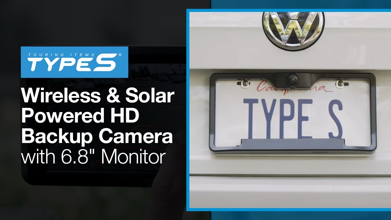 TYPE S Add-On Wireless & Solar Powered HD Parking Camera