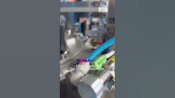 Hinge end buckle sleeve assembly machine #automaticmachinery #assembly #assembling