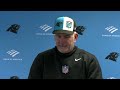 Frank Reich addresses the media