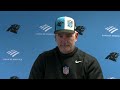 Frank Reich addresses the media