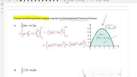 Calculus 1 - 5.3 Fundamental Theorem of Calculus
