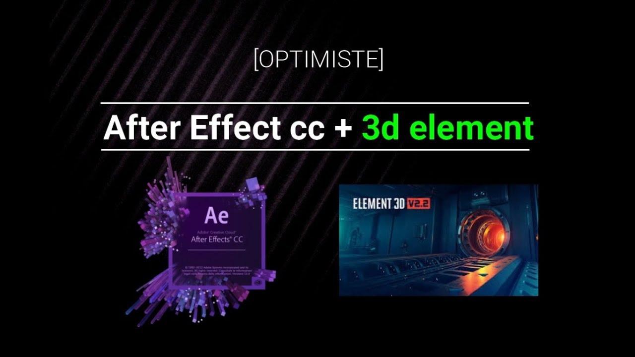 Element Cc After effect cc + 3d element (Drone) - YouTube