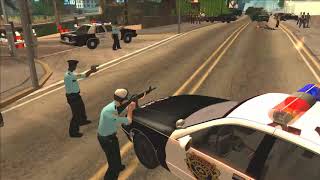 (Gta Sa) RPD cops vs zombies combat test screenshot 5