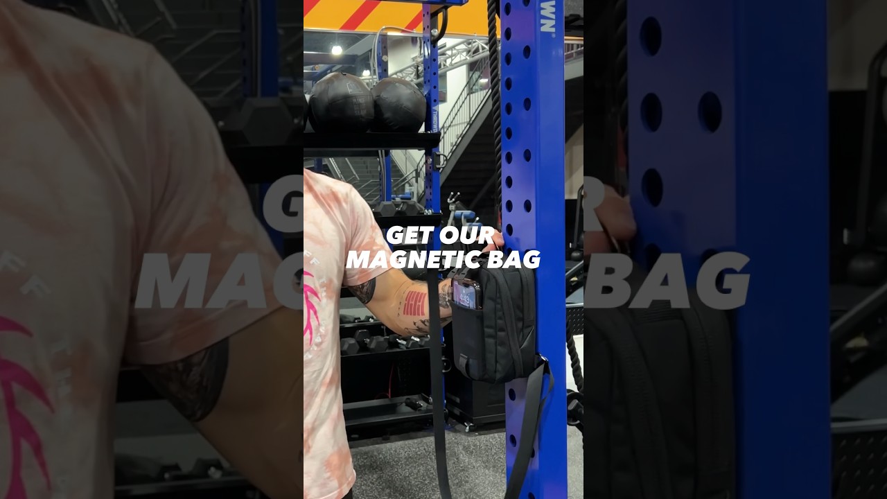 The Magnetic Bag keeping your items off the floor! 