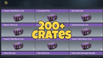 I OPENED 200+ Free Crates in COD Mobile & THIS is What I Got! 😱