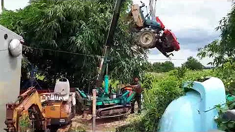 ขาย เครนแมงมุม ยกได้ 2 ตัน เครื่องเบนซิน คูโบต้า เก่าญี่ปุ่น ยาว 9 เมตร 4 ปลอก พร้อมใช้งาน