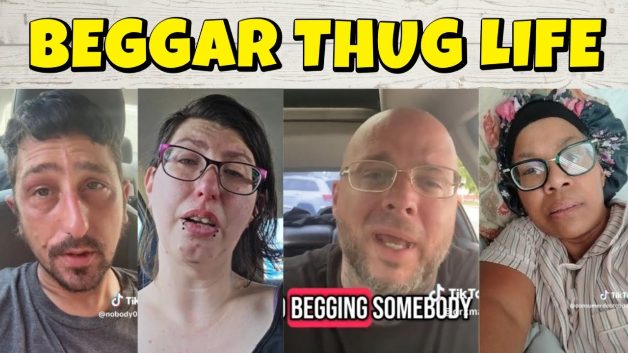 Beggars crash out on Tik Tok desperate for a handout