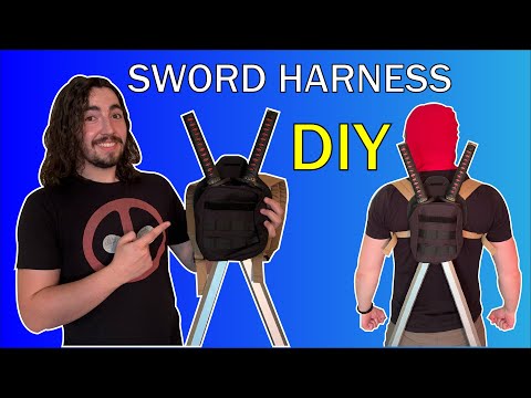 How to Make a DEADPOOL Sword Shoulder Harness for Cosplay