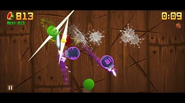 Fruit Ninja: Gameplay Walkthrough Part 1 - Slicing Fruit! (iOS, Android)
