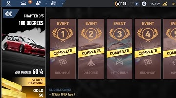 Need for speed No Limits Car Series 180 DEGREE CHAPTER 3 COMPLETED