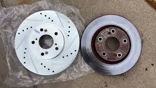 HONDA ELEMENT  Acura TSX Brake Upgrade with Stainless Steel Brake Lines