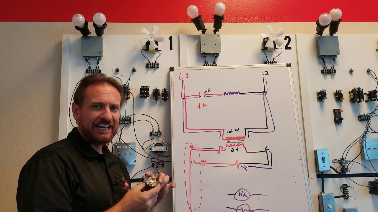 Hvac Lab, Basic Wiring For Heat, Contactors And Sequencers