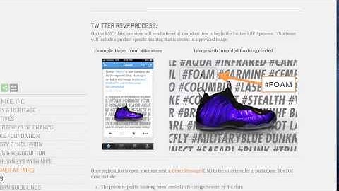 New Nike Twitter RSVP System With Photo Explained in 60 Seconds