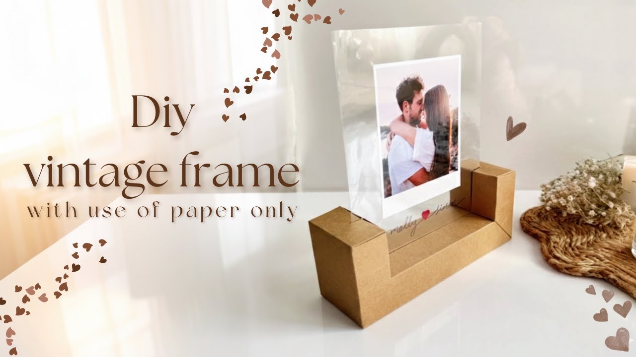 Vintage Photo Frame DIY 😍 | Viral Valentine Gift Idea You Must