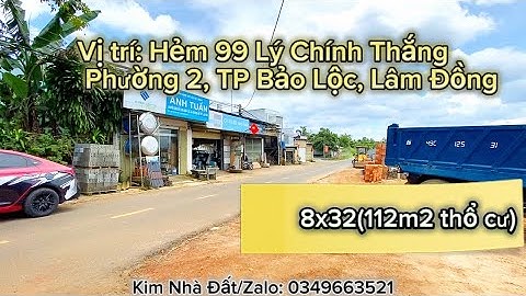 Giảm 300tr/ 256m2 trung tâm Phường 2, TP Bảo Lộc, Lâm Đồng